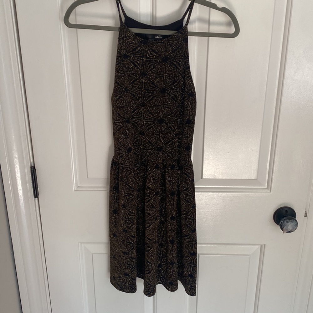 Aqua Mini Shimmer Dress